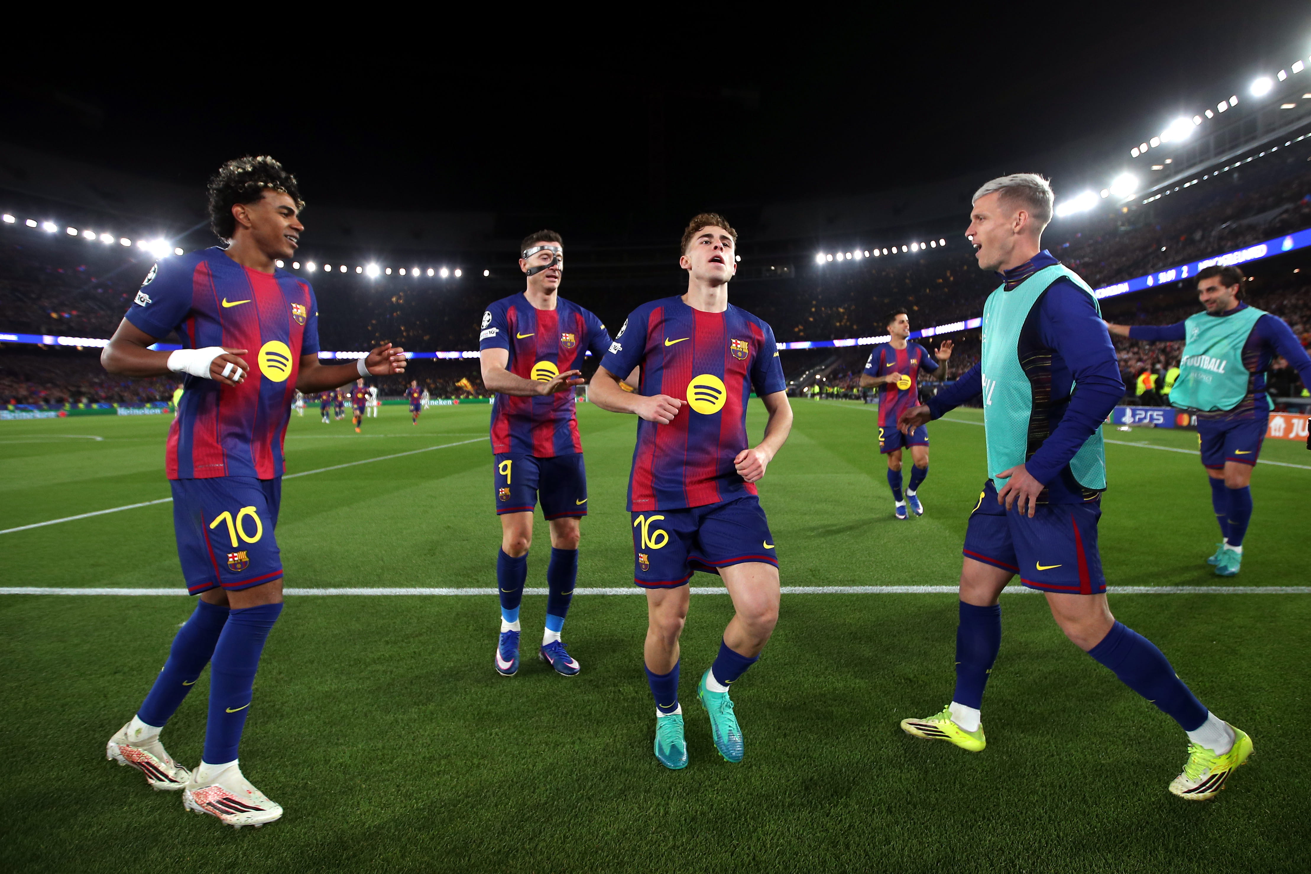 Barcelona stars react to thrashing of Newcastle United – “We can be happy with scoring seven goals”