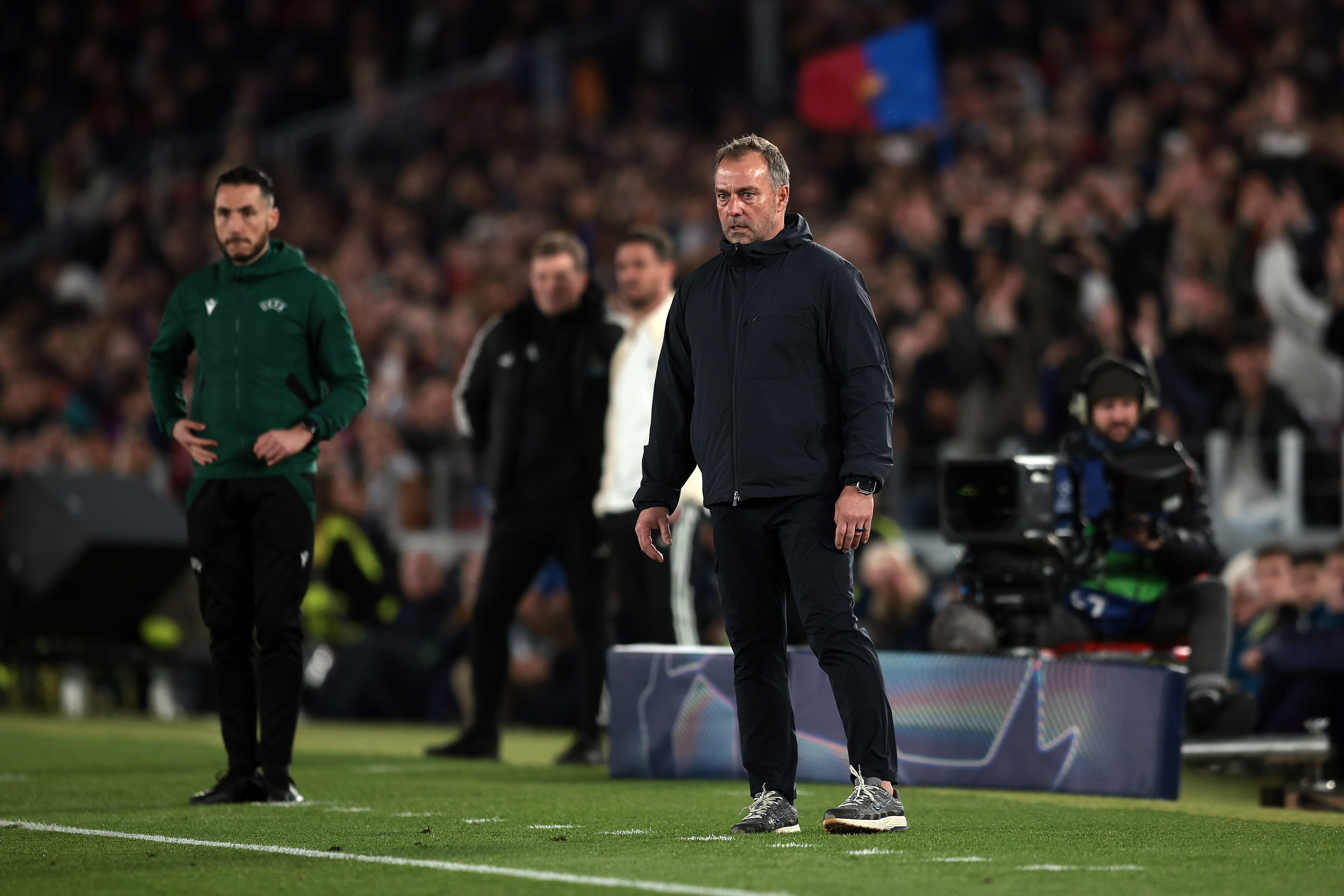 Barcelona manager Hansi Flick reacts to “crazy” nine-goal Newcastle victory