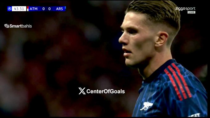 VIDEO: Atletico Madrid trail to Arsenal just before half time as Viktor Gyokeres nets penalty