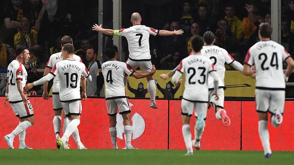 Rayo Vallecano survive AEK Athens talons to make first ever European semi-final