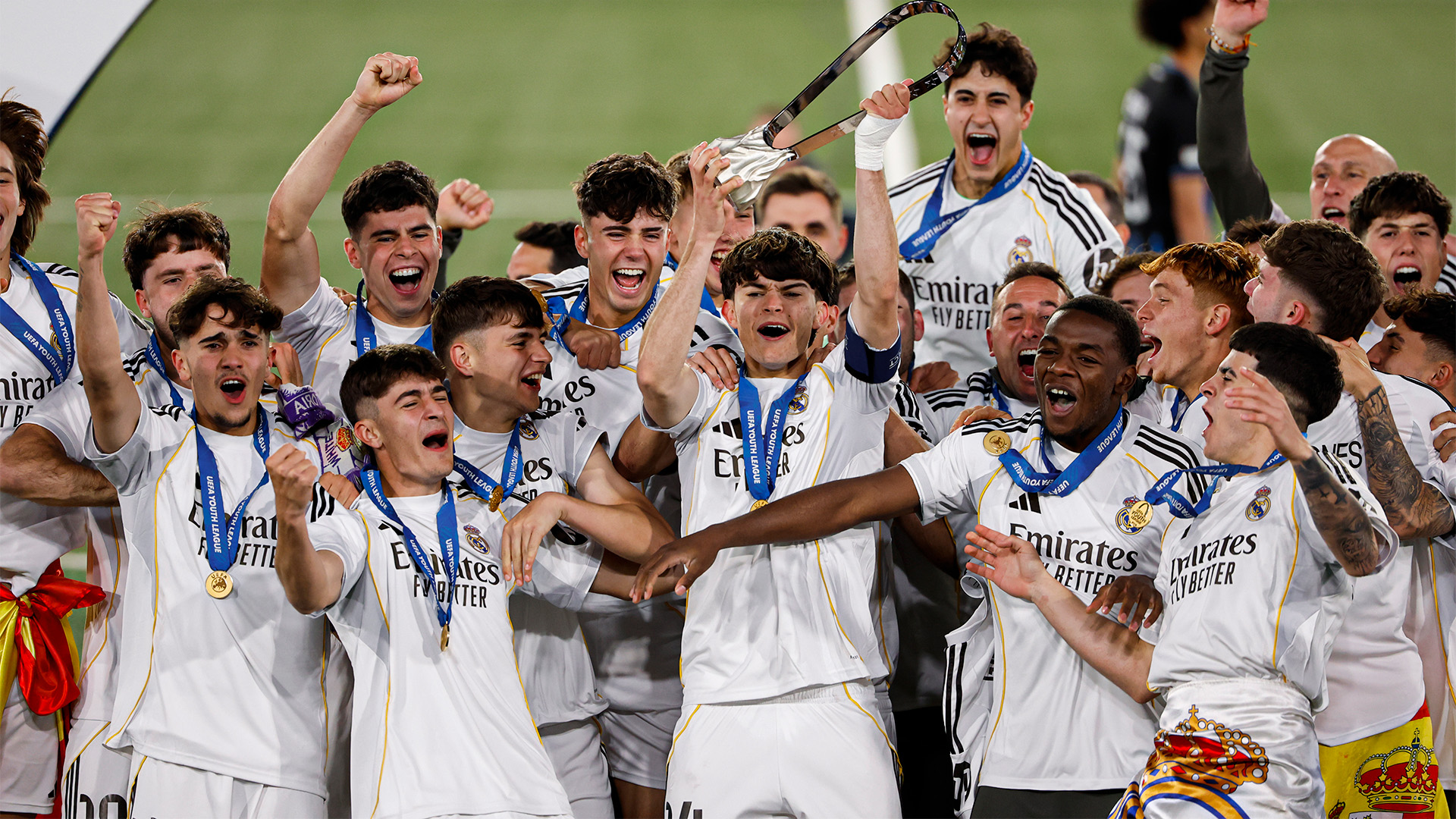 Real Madrid academy triumphs with second UEFA Youth League title on penalties